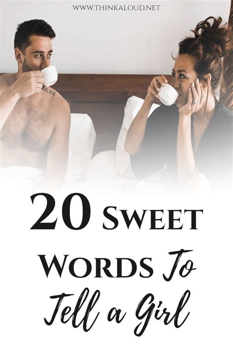 sweet words used when dating a girl